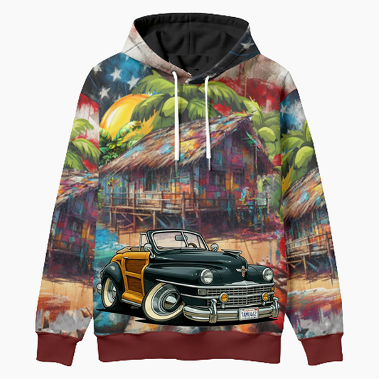 7AMU462 (CA) Woodie Hoodie - Patriotic