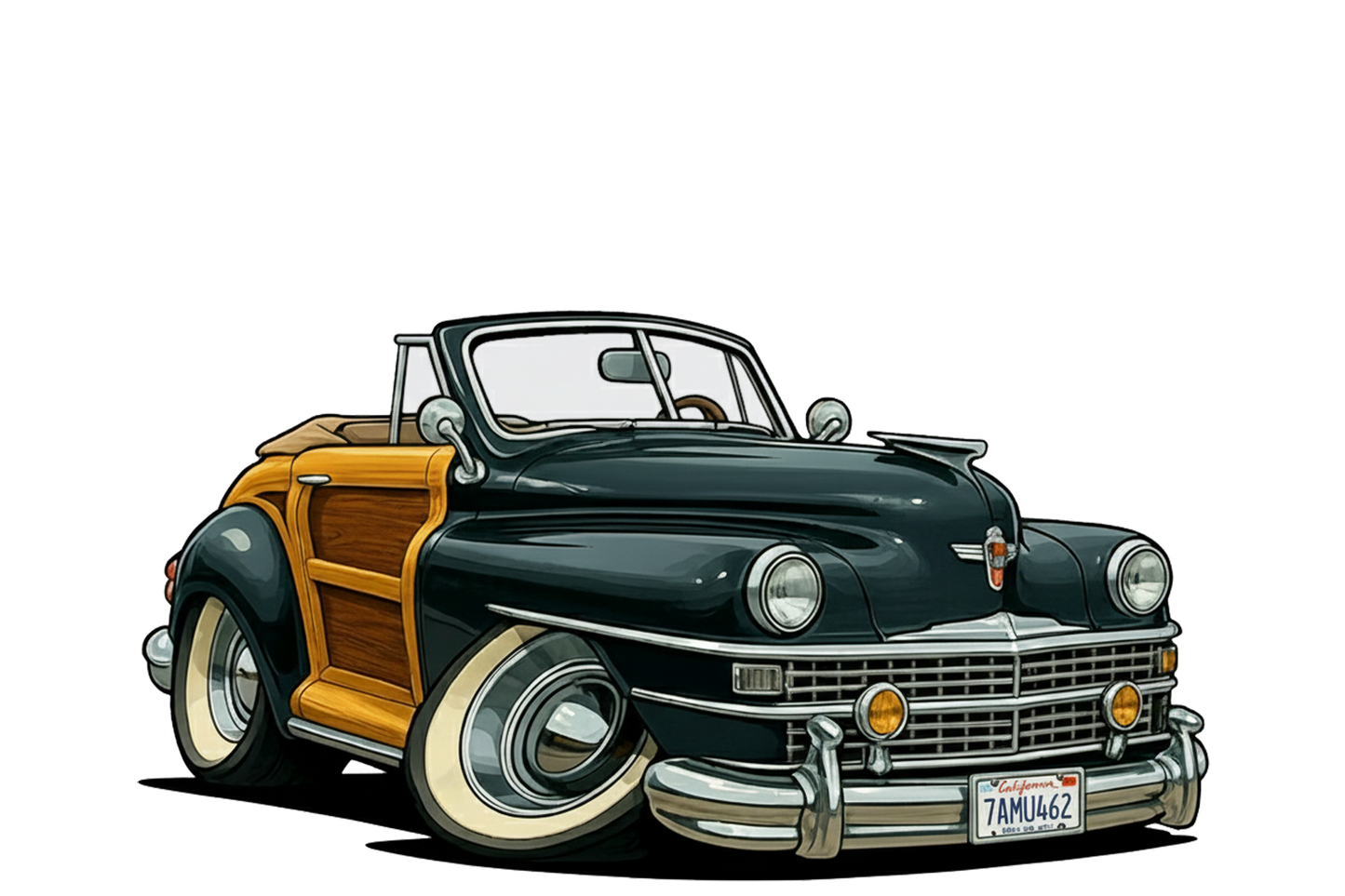 7AMU462 (CA) Sign - Woodie Parking Only II