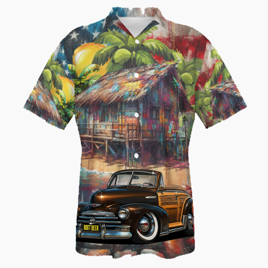 7ELA466 (CA) Hawaiian Shirt - Patriotic