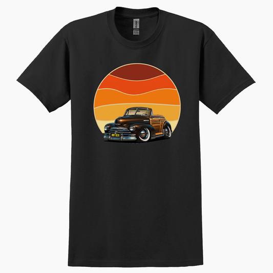 7ELA466 (CA) T-Shirt - Woodie Sunrise