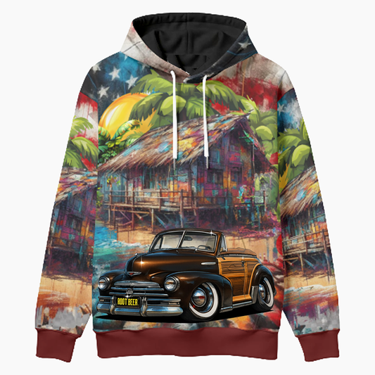 7ELA466 (CA) Woodie Hoodie - Patriotic