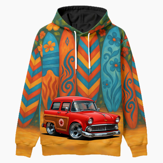 7FAM111 (CA) Woodie Hoodie - Surfboard