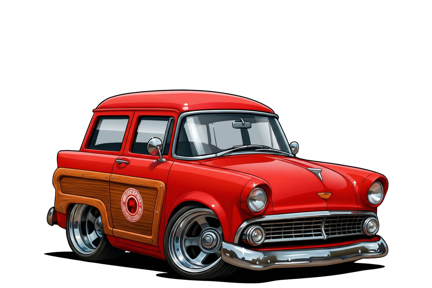 7FAM111 (CA) Sign - Woodie Parking Only