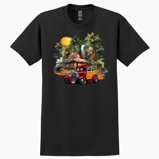 7FUJ160 (CA) T-Shirt - Tropical Woodie