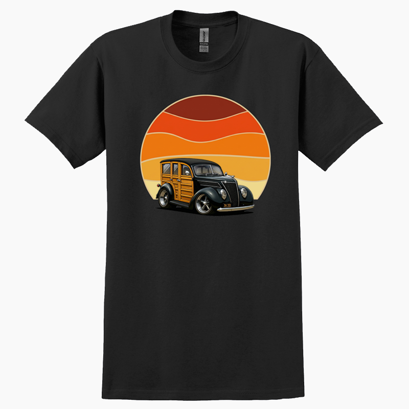 7H201 (CA) T-Shirt - Woodie Sunrise