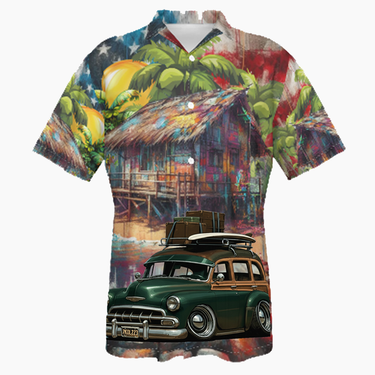 7KOL223 (CA) Hawaiian Shirt - Patriotic