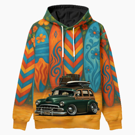 7KOL223 (CA) Woodie Hoodie - Surfboard