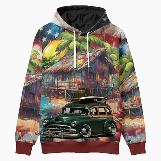 7KOL223 (CA) Woodie Hoodie - Patriotic