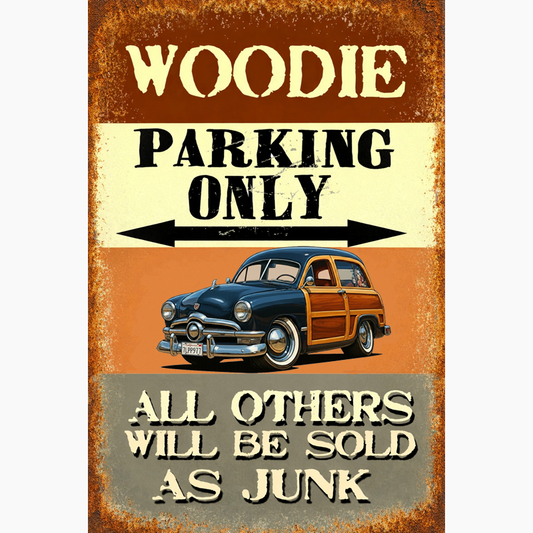 7LPP977 (CA) Sign - Woodie Parking Only II