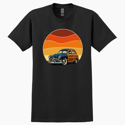 7LPP977 (CA) T-Shirt - Woodie Sunrise
