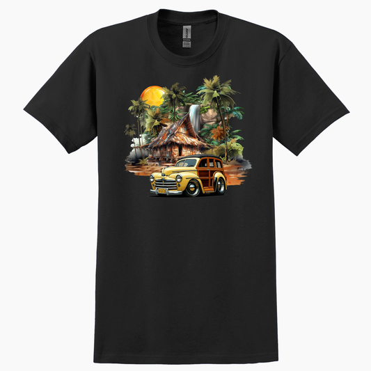 7V3133 (CA) T-Shirt - Tropical Woodie