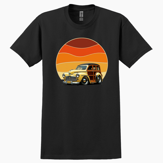 7V3133 (CA) T-Shirt - Woodie Sunrise