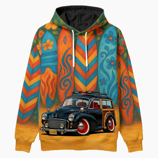 7VFH252 (CA) Woodie Hoodie - Surfboard