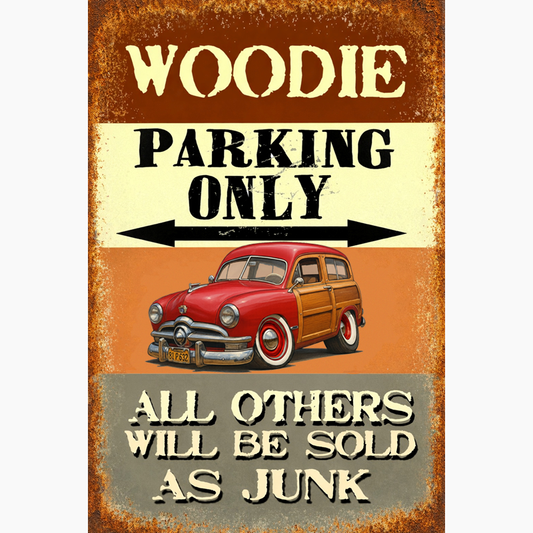 81P632 (CA) Sign - Woodie Parking Only II