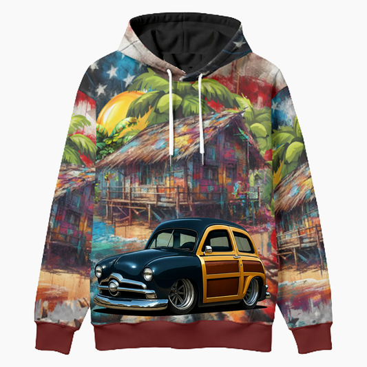 8FJY151 (CA) Woodie Hoodie - Patriotic