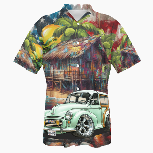 8GQZ041 (CA) Hawaiian Shirt - Patriotic