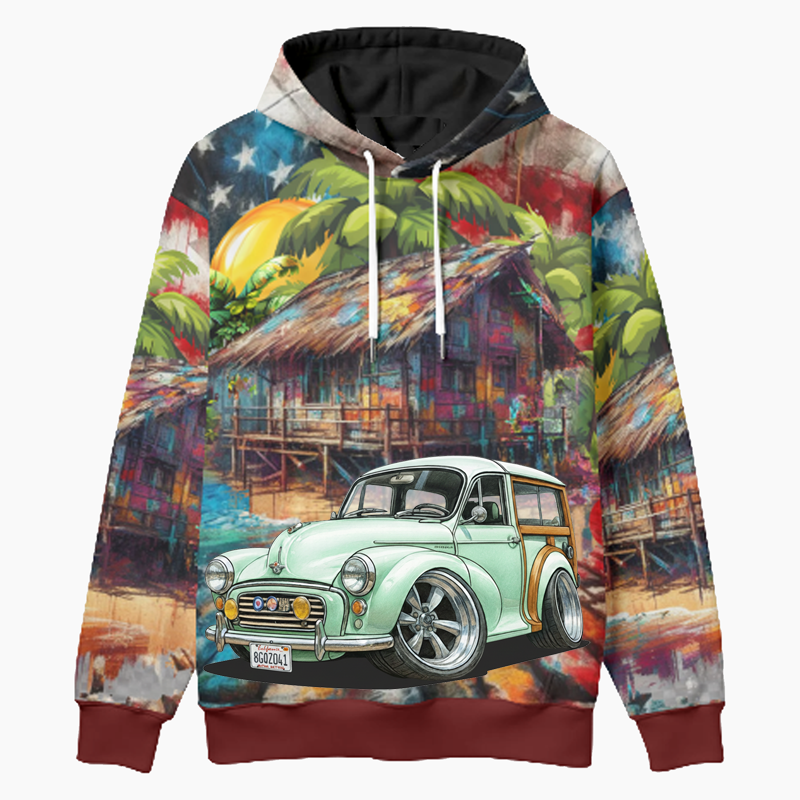 8GQZ041 (CA) Woodie Hoodie - Patriotic