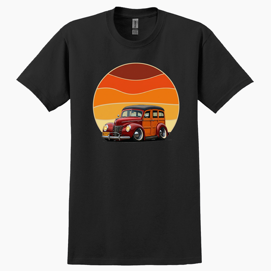 8S7724 (CA) T-Shirt - Woodie Sunrise