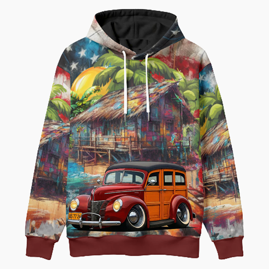 8S7724 (CA) Woodie Hoodie - Patriotic
