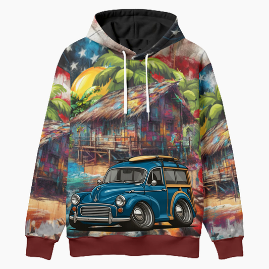 8UCV806 (CA) Woodie Hoodie - Patriotic