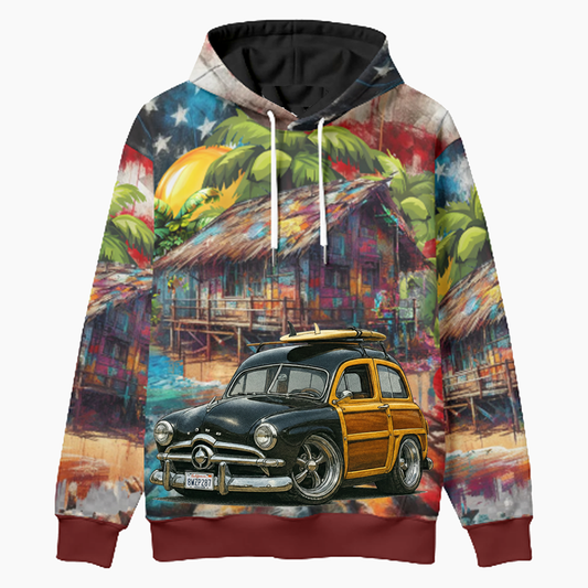 8WZP287 (CA) Woodie Hoodie - Patriotic