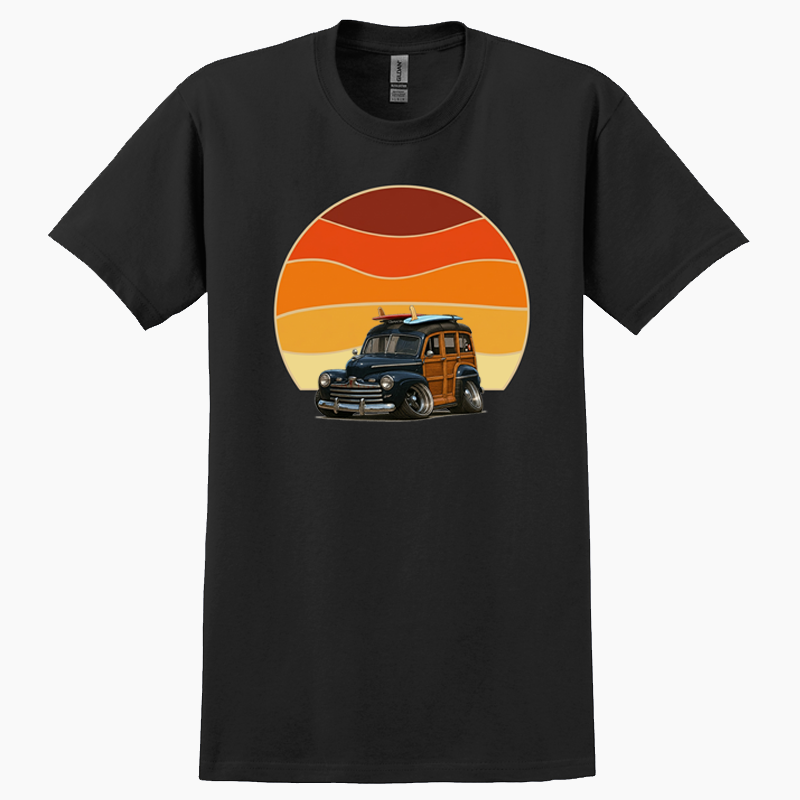90G463 (CA) T-Shirt - Woodie Sunrise