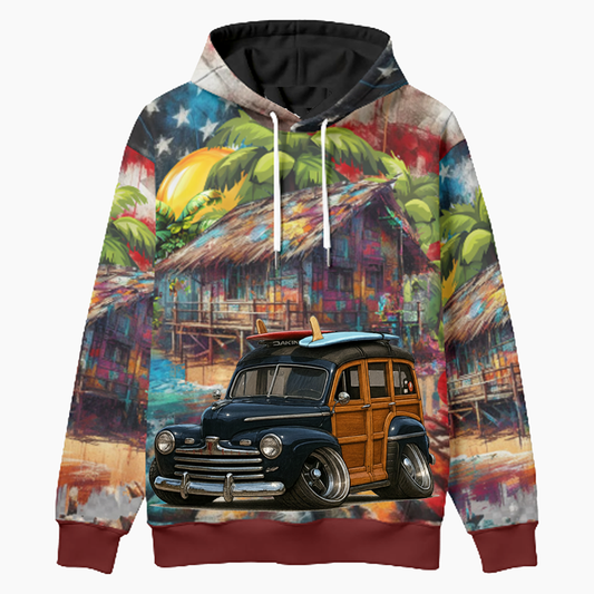 90G463 (CA) Woodie Hoodie - Patriotic