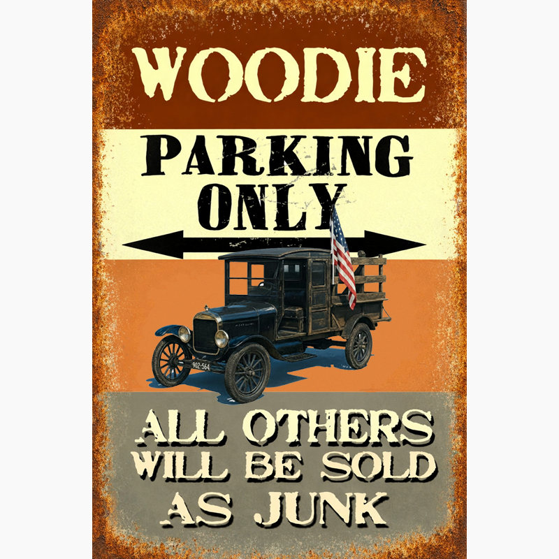 912564 (CA) Sign - Woodie Parking Only II
