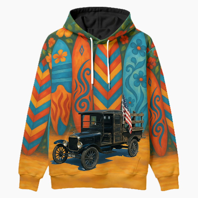 912564 (CA) Woodie Hoodie - Surfboard