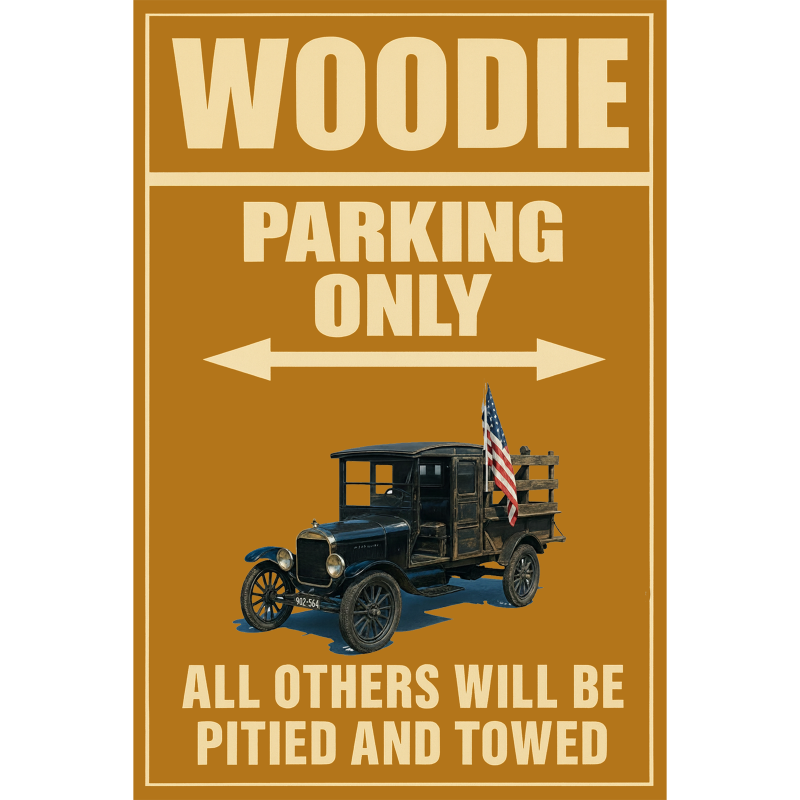 912564 (CA) Sign - Woodie Parking Only