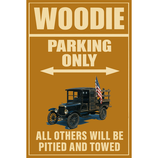912564 (CA) Sign - Woodie Parking Only