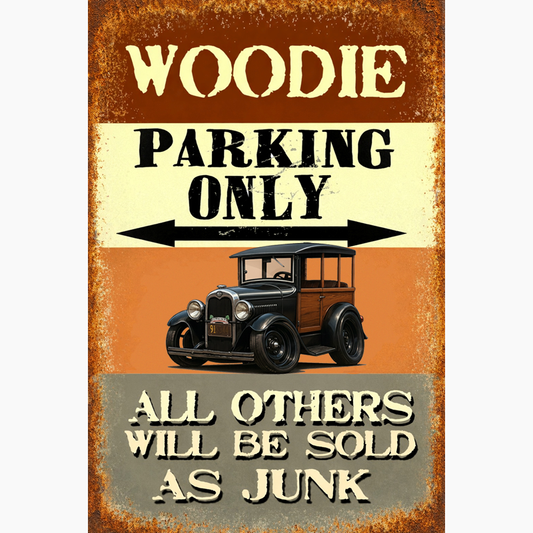 916XXXX_1920 (CA) Sign - Woodie Parking Only II