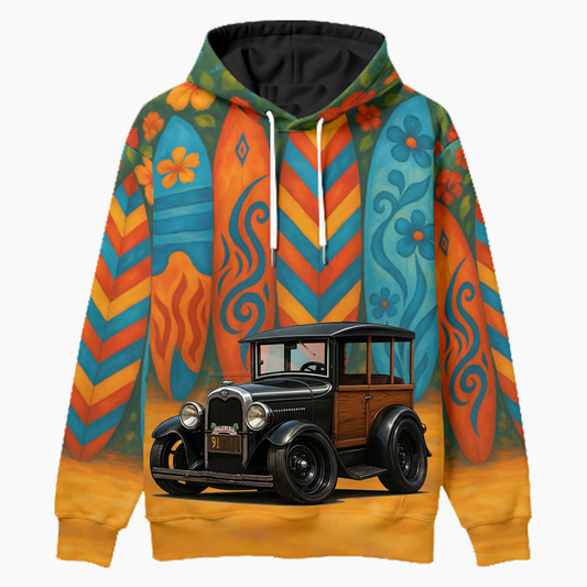 916XXXX_1920 (CA) Woodie Hoodie - Surfboard