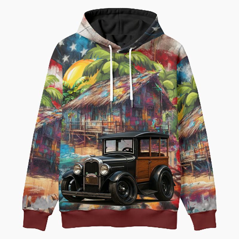 916XXXX_1920 (CA) Woodie Hoodie - Patriotic