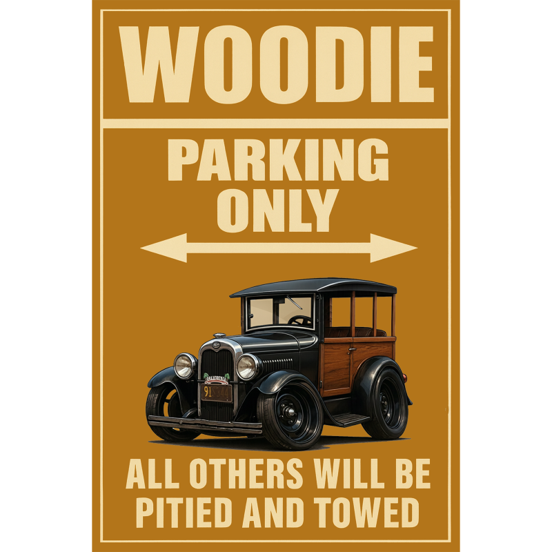 916XXXX_1920 (CA) Sign - Woodie Parking Only
