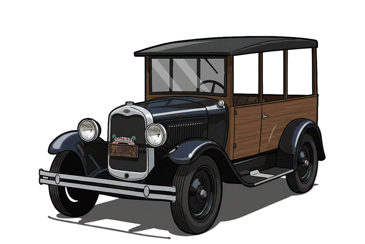 916XXXX_1920 (CA) T-Shirt - Tropical Woodie