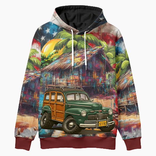 92S782 (CA) Woodie Hoodie - Patriotic