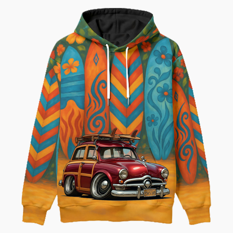 95A5165 (CA) Woodie Hoodie - Surfboard