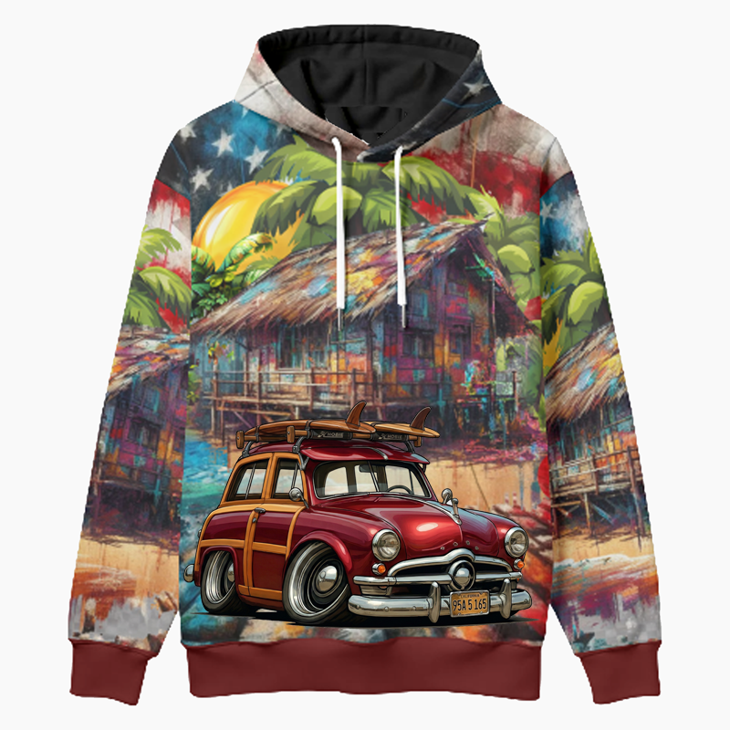 95A5165 (CA) Woodie Hoodie - Patriotic