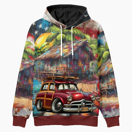 95A5165 (CA) Woodie Hoodie - Patriotic