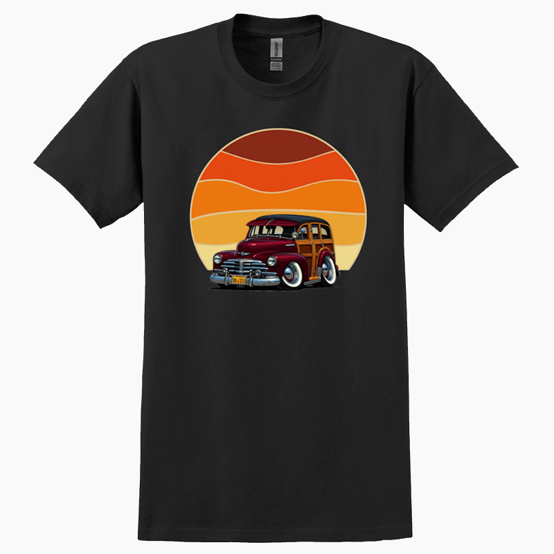 99J210 (CA) T-Shirt - Woodie Sunrise