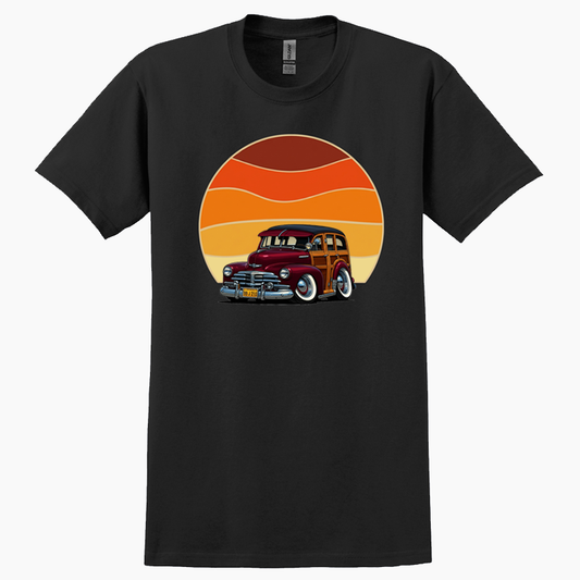 99J210 (CA) T-Shirt - Woodie Sunrise