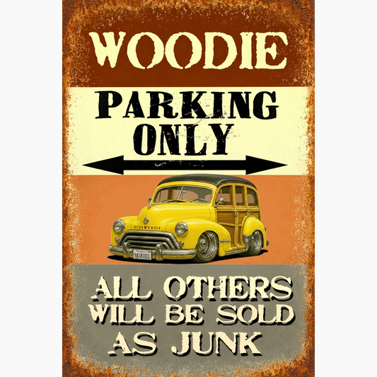 9ASK001 (CA) Sign - Woodie Parking Only II