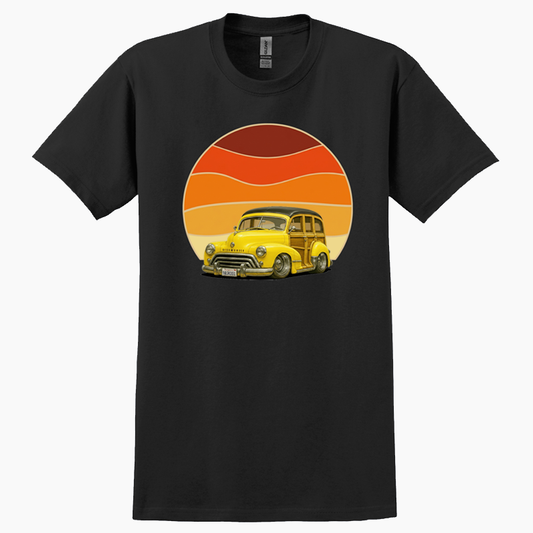 9ASK001 (CA) T-Shirt - Woodie Sunrise
