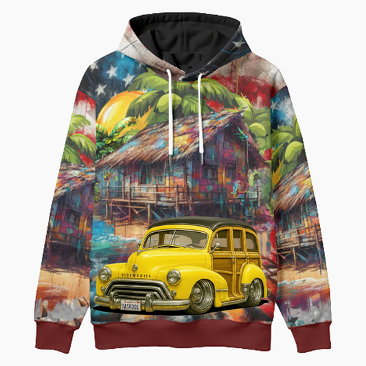 9ASK001 (CA) Woodie Hoodie - Patriotic