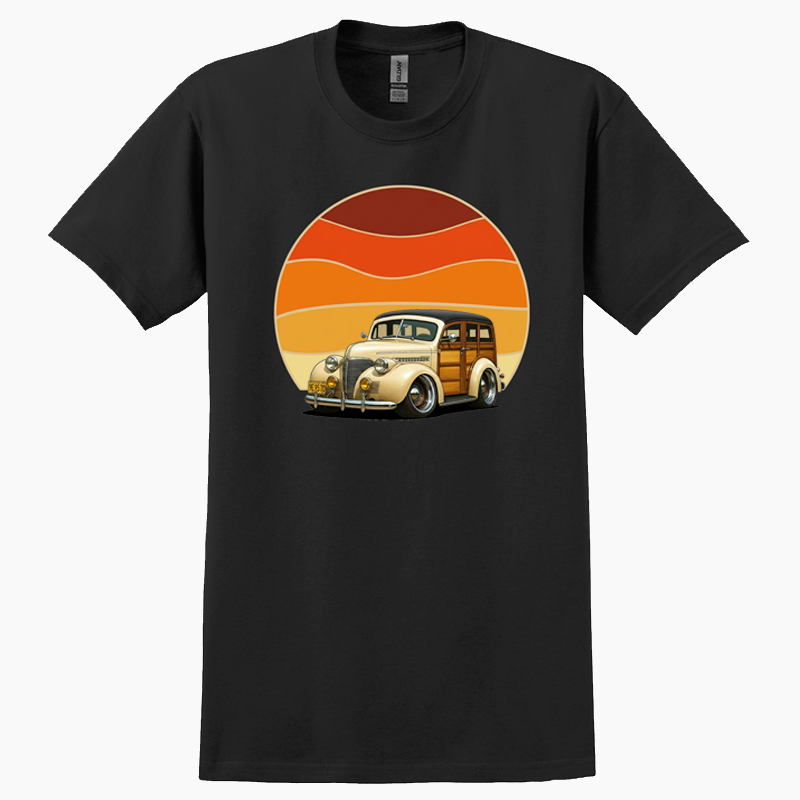 9E9570 (CA) T-Shirt - Woodie Sunrise