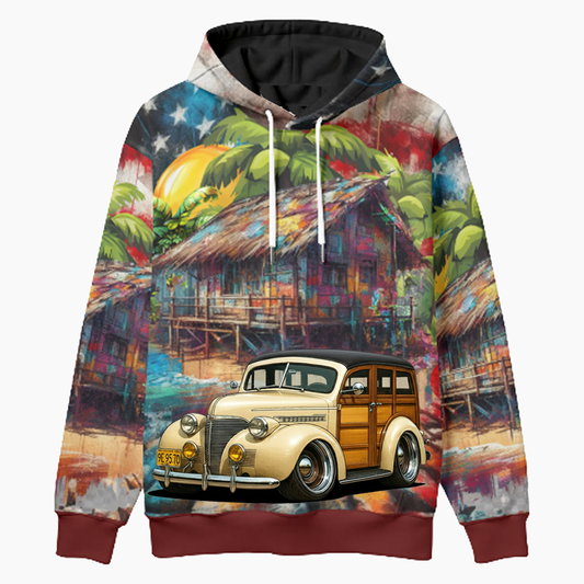 9E9570 (CA) Woodie Hoodie - Patriotic