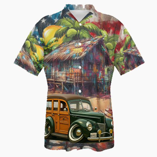 9FVF557 (CA) Hawaiian Shirt - Patriotic