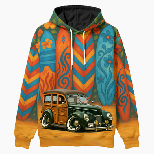 9FVF557 (CA) Woodie Hoodie - Surfboard
