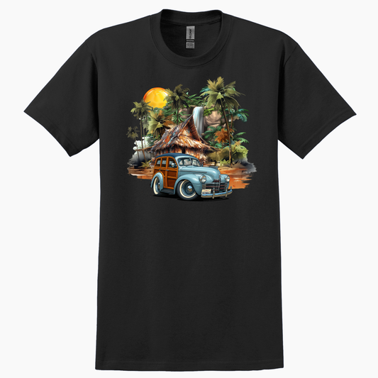 9GQN667 (CA) T-Shirt - Tropical Woodie
